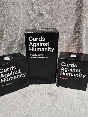 Cards Against Humanity Base Game + Red and Green Boxes